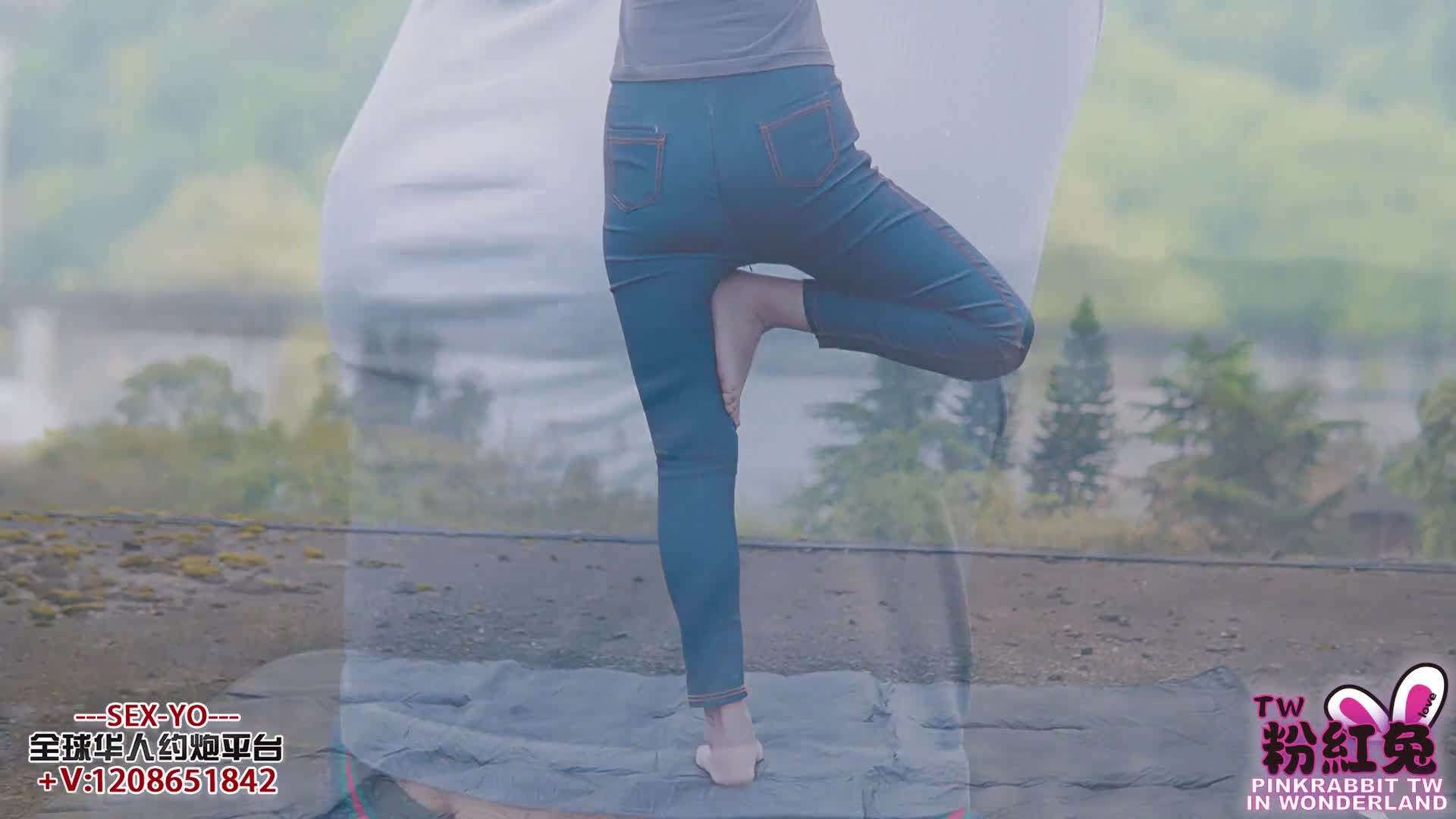 瑜伽容易高潮，更容易产生性幻想，兔兔劈开腿任性的爆插到内射中出粉红兔TW