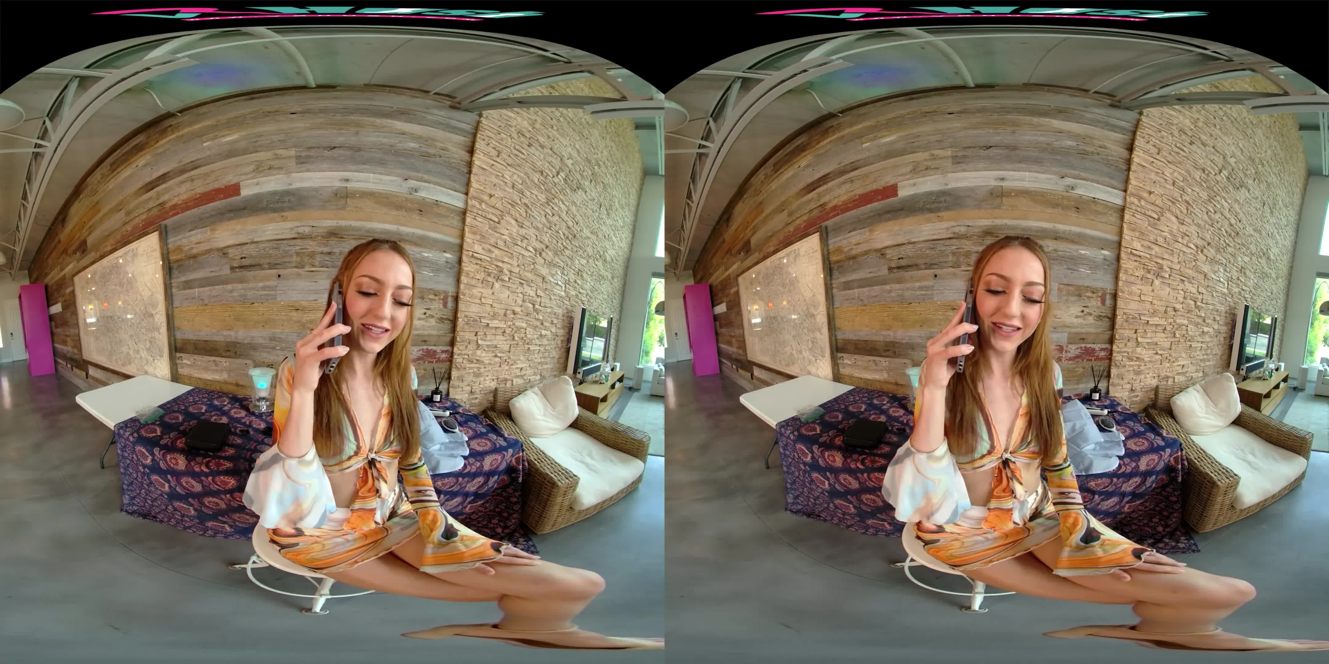 VRHUSH Kendra Cole invites her date over for another round
