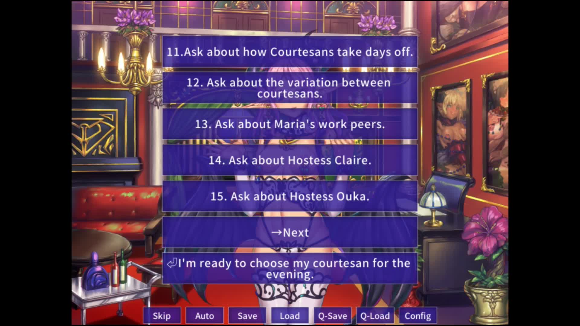 'Manor of Mystic Courtesans' Sexy Visual Novels #54